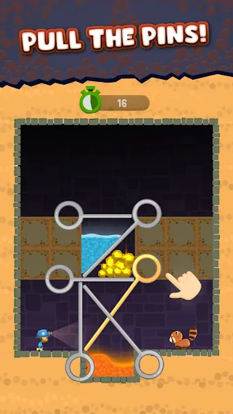 Mine Rescue: Gold Mining Games (Майн Рескью)  [МОД Бесконечные деньги] Screenshot 2