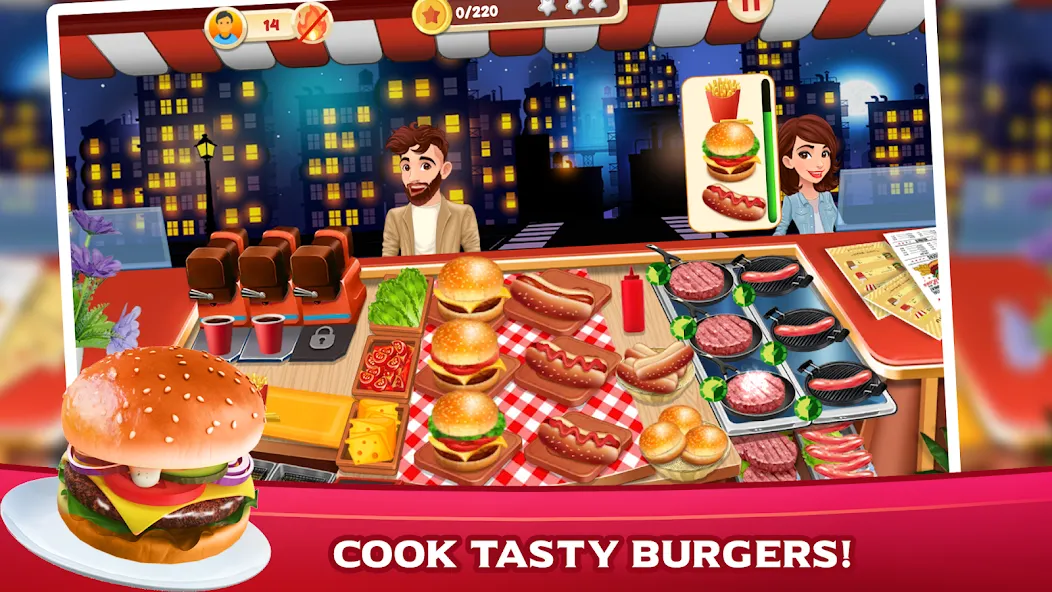 Cooking Mastery: Kitchen games  [МОД Много монет] Screenshot 1