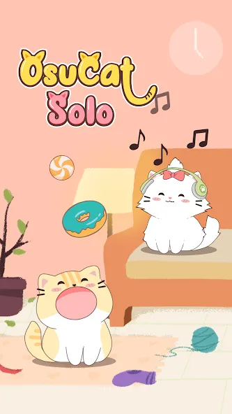 OsuCat Solo: Popcat Duet Music (ОсуКэт Соло)  [МОД Меню] Screenshot 1