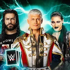Взлом WWE SuperCard - Battle Cards (ВВЕ СуперКард)  [МОД Бесконечные деньги] - стабильная версия apk на Андроид