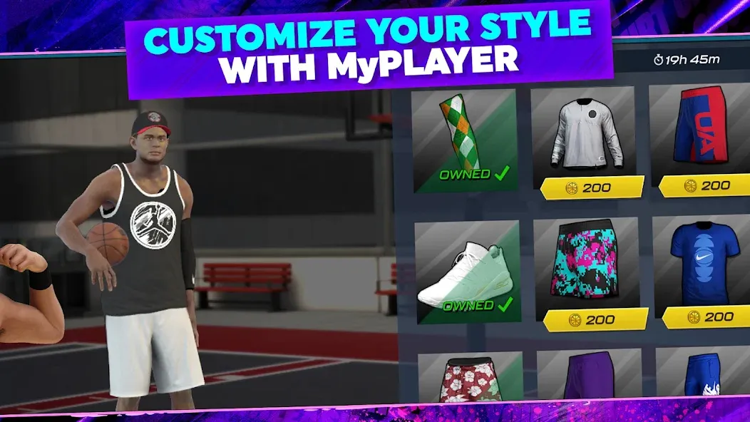 NBA 2K Mobile Basketball Game (НБА 2 Мобайл)  [МОД Mega Pack] Screenshot 2