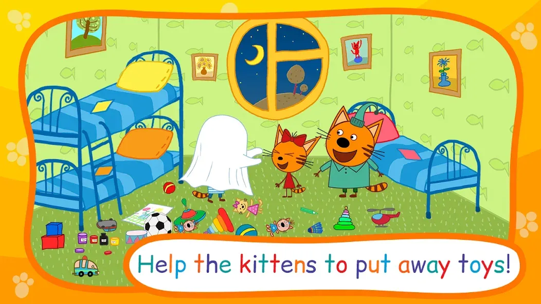 Kid-E-Cats: Bedtime Stories  [МОД Бесконечные монеты] Screenshot 1