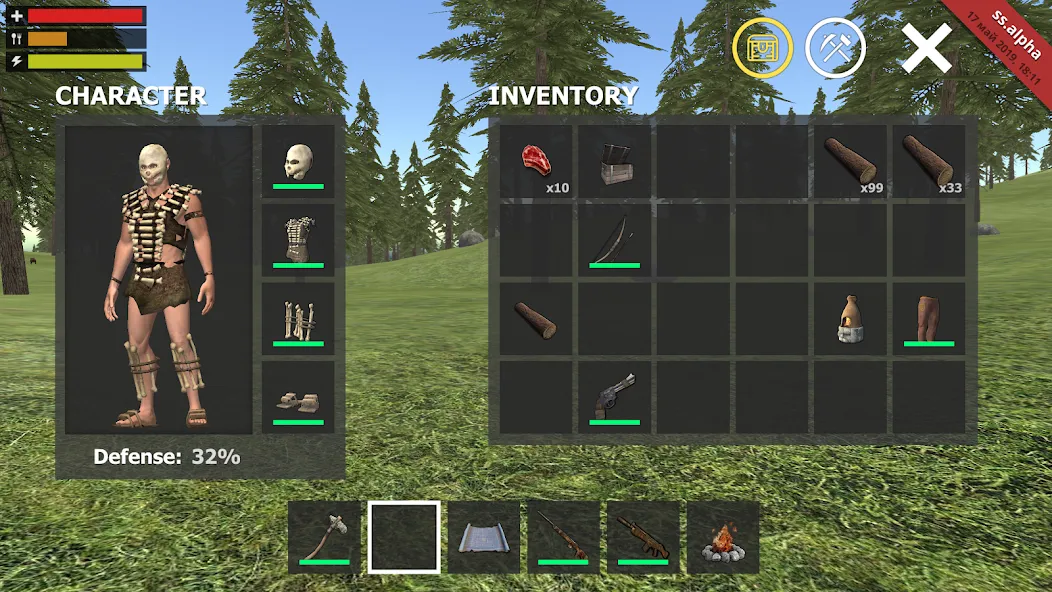 Survival Simulator (Сурвайвал Симулятор)  [МОД Unlimited Money] Screenshot 3