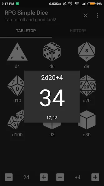 RPG Simple Dice (РПГ Простые Кости)  [МОД Unlimited Money] Screenshot 2