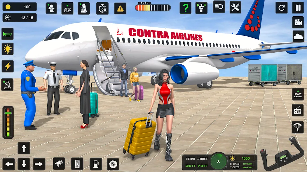 City Pilot Cargo Plane Games (Сити Пилот Карго Плейн Геймс)  [МОД Все открыто] Screenshot 1