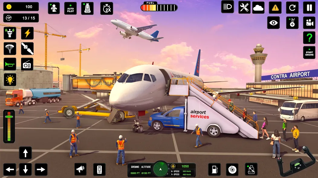 City Pilot Cargo Plane Games (Сити Пилот Карго Плейн Геймс)  [МОД Все открыто] Screenshot 3