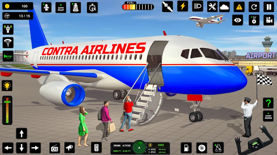 City Pilot Cargo Plane Games (Сити Пилот Карго Плейн Геймс)  [МОД Все открыто] Screenshot 5