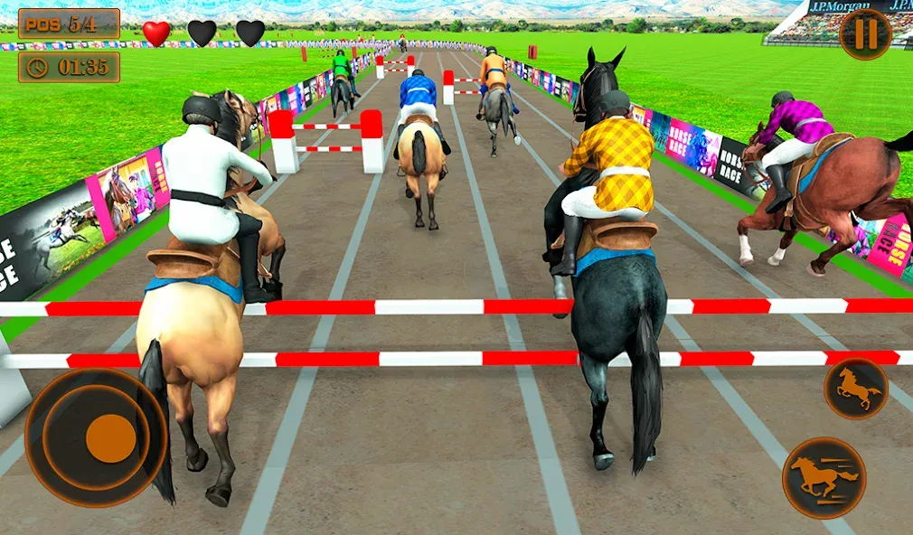 Mounted Horse Racing Games  [МОД Mega Pack] Screenshot 5