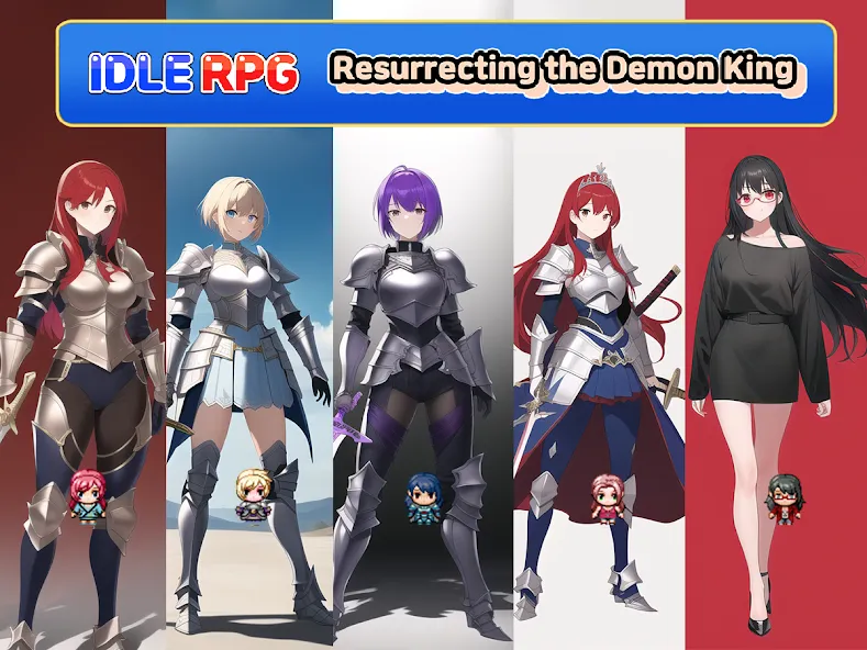 Idle RPG : Reviving Demon King (Айдл РПГ)  [МОД Menu] Screenshot 1