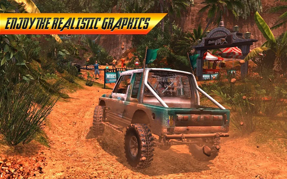 Offroad Jeep Driving Simulator  [МОД Menu] Screenshot 4