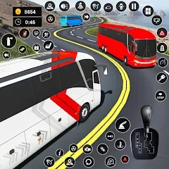 Скачать взломанную Coach Bus Simulator: Bus Games (Коуч Бас Симулятор)  [МОД Menu] - последняя версия apk на Андроид