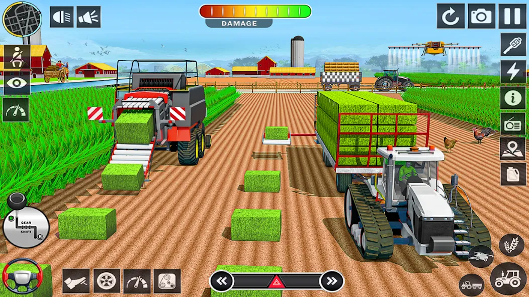 Big Tractor Farming Simulator (Биг Трактор Фарминг Симулятор)  [МОД Все открыто] Screenshot 5