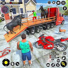 Скачать взлом Animal Transport Truck Game 3D (Игра Грузовик для перевозки животных)  [МОД Бесконечные деньги] - последняя версия apk на Андроид