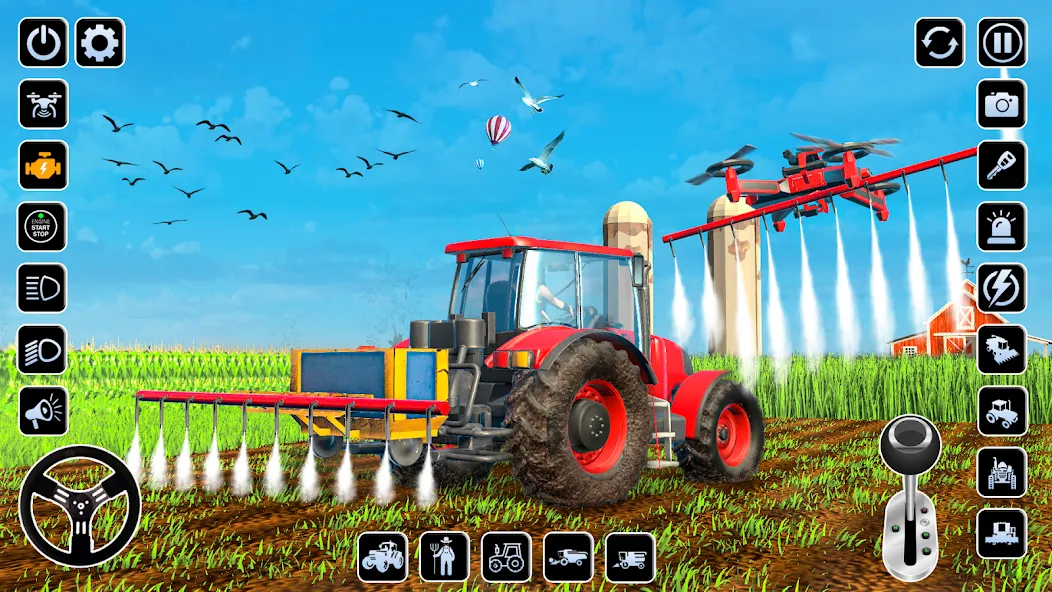 Farming Games & Tractor Games  [МОД Бесконечные монеты] Screenshot 2