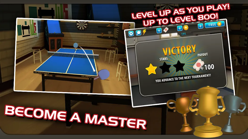 Ping Pong Masters (Пингпонг мастера)  [МОД Меню] Screenshot 3