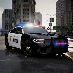 Взлом Police Car Simulator 2023 (Полицейский симулятор автомобиля 2023)  [МОД Все открыто] - последняя версия apk на Андроид