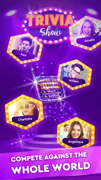 Trivia Show: TV Word Quiz Game  [МОД Много денег] Screenshot 2