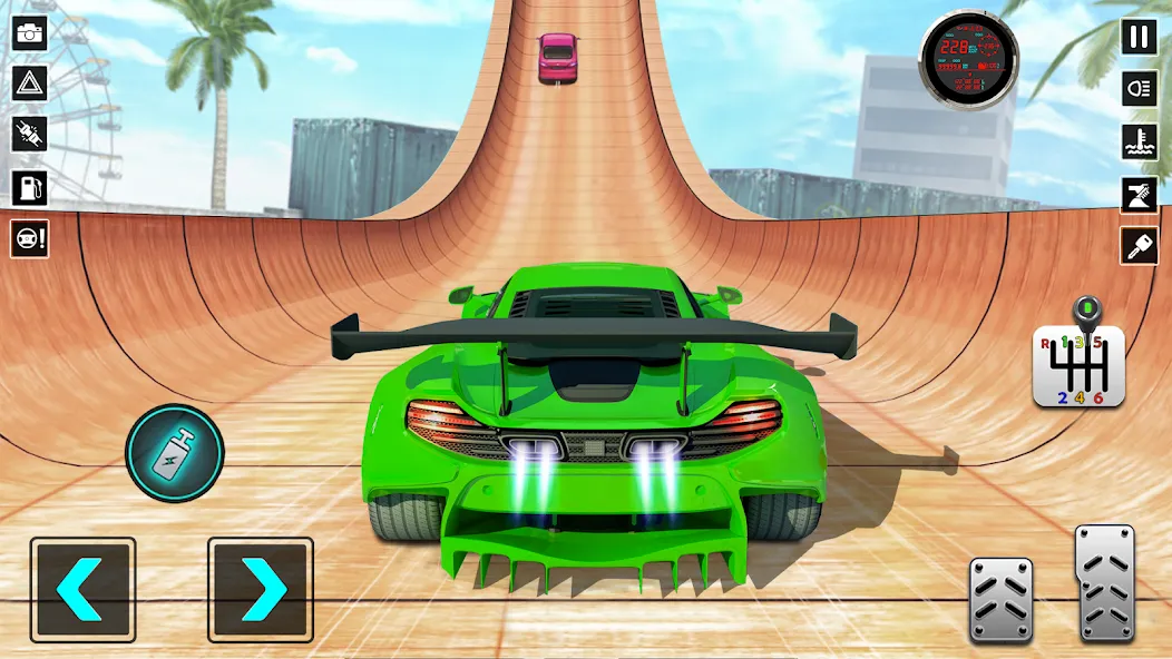 TopRace: Fast Car Simulator (Рамп Кар Гейм)  [МОД Бесконечные монеты] Screenshot 3