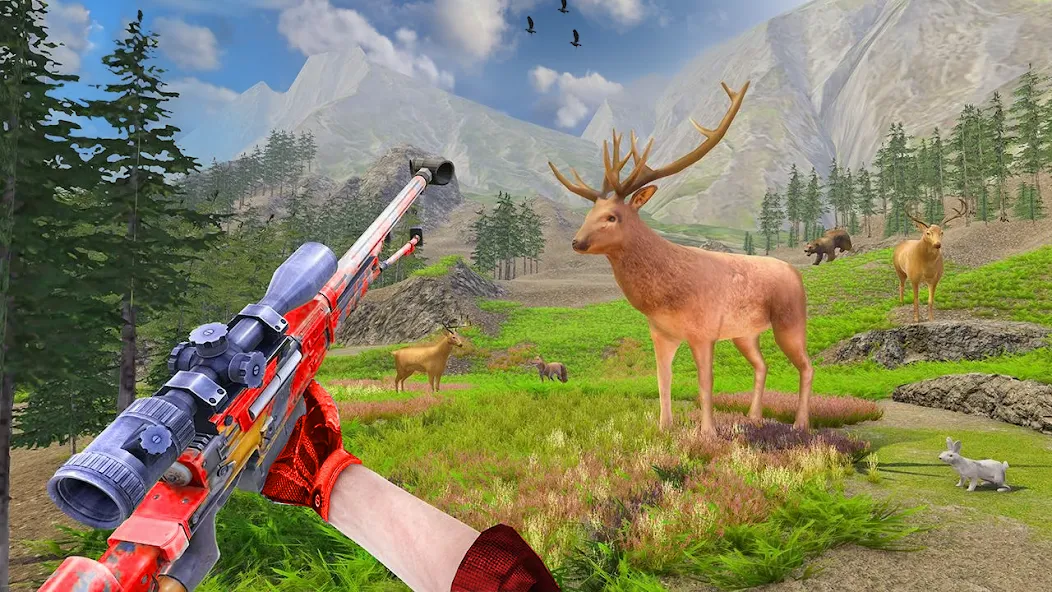 Animal Hunting -Shooting Games (Энимал Хантинг)  [МОД Много монет] Screenshot 3