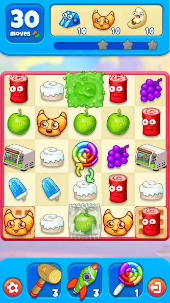 Sugar Heroes - match 3 game  [МОД Бесконечные монеты] Screenshot 5