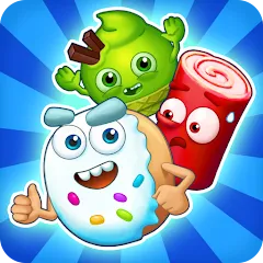 Скачать взлом Sugar Heroes - match 3 game  [МОД Бесконечные монеты] - стабильная версия apk на Андроид