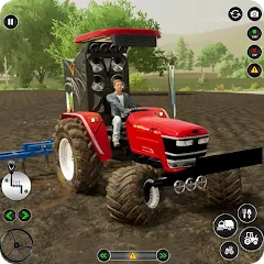 Взлом US Tractor Farming Games 3d  [МОД Много монет] - последняя версия apk на Андроид