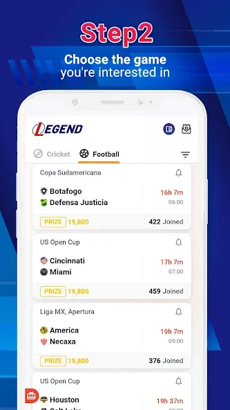 Legend Fantasy- Fantasy sports (Легенда фэнтези)  [МОД Unlimited Money] Screenshot 3