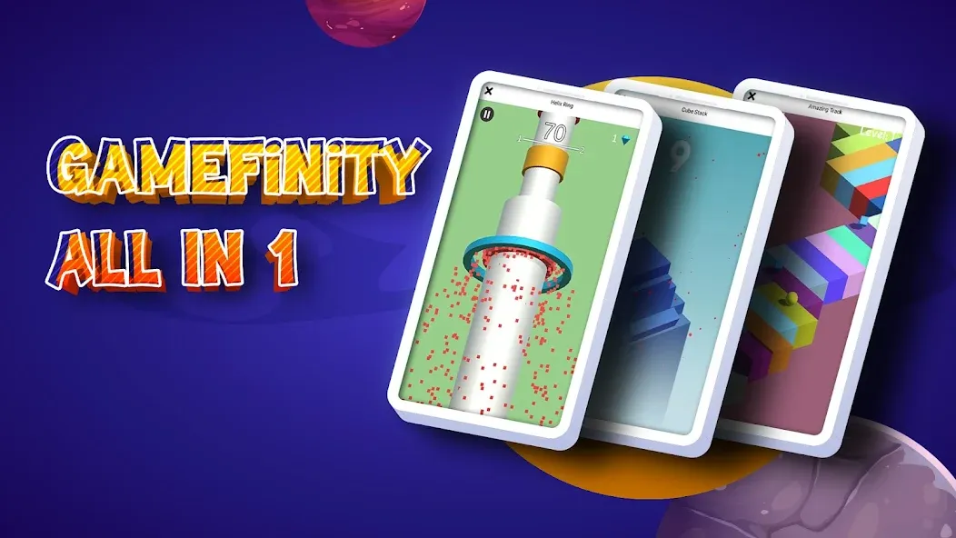 GameFinity: Arcade Mini games  [МОД Unlimited Money] Screenshot 1