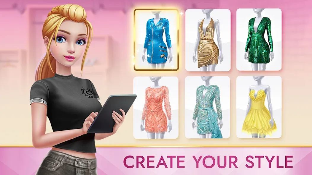 Super Stylist Fashion Makeover  [МОД Mega Pack] Screenshot 1