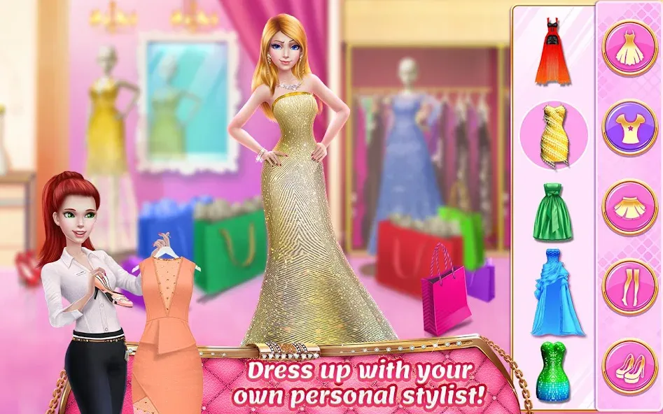 Rich Girl Mall - Shopping Game  [МОД Mega Pack] Screenshot 1