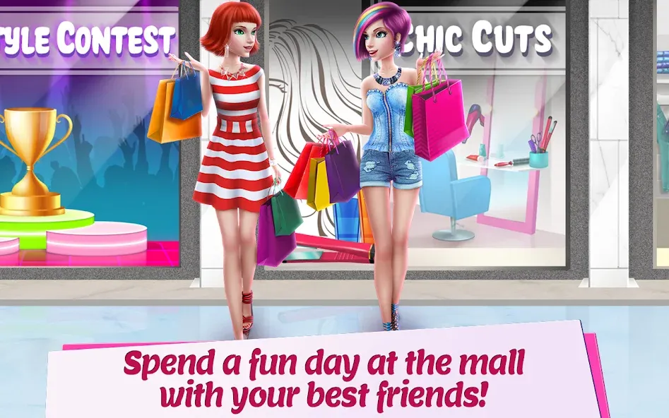 Shopping Mall Girl: Chic Game  [МОД Бесконечные монеты] Screenshot 2