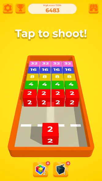 Chain Cube 2048: 3D merge game (Чейн Куб)  [МОД Бесконечные деньги] Screenshot 2