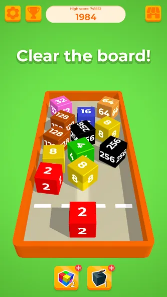 Chain Cube 2048: 3D merge game (Чейн Куб)  [МОД Бесконечные деньги] Screenshot 3