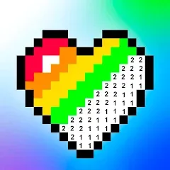 Взлом Pixel Art book・Color by number  [МОД Меню] - стабильная версия apk на Андроид