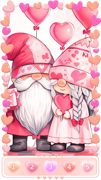 Love, Heart Coloring Book  [МОД Unlocked] Screenshot 1