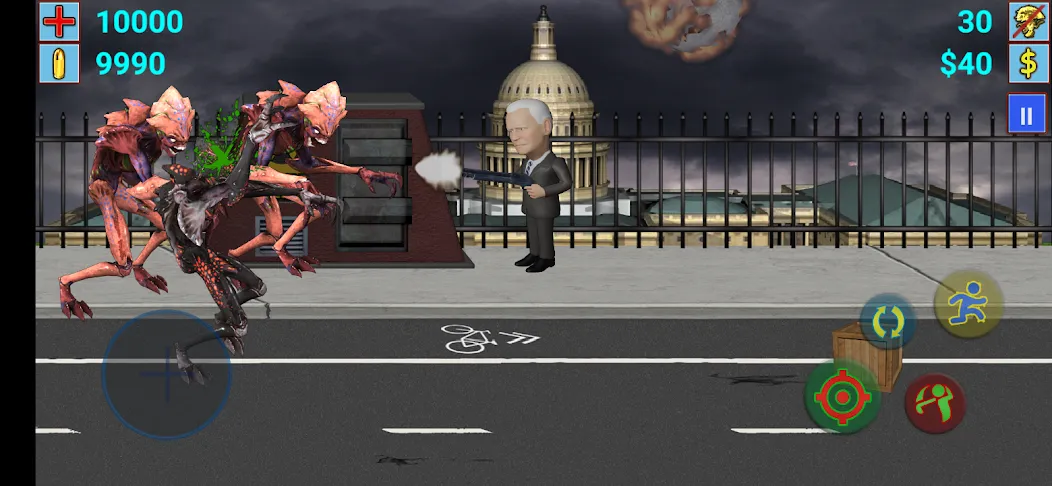 Aliens vs President (Элиены против Президента)  [МОД Меню] Screenshot 2