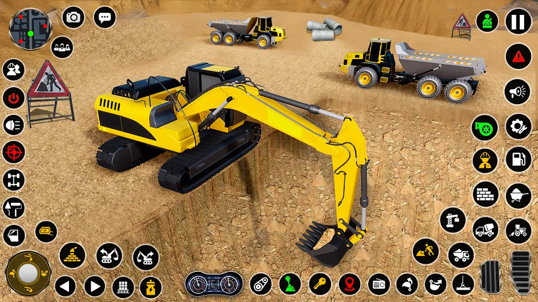 Construction Dump Truck Game (Конструкционный симулятор самосвала)  [МОД Mega Pack] Screenshot 1