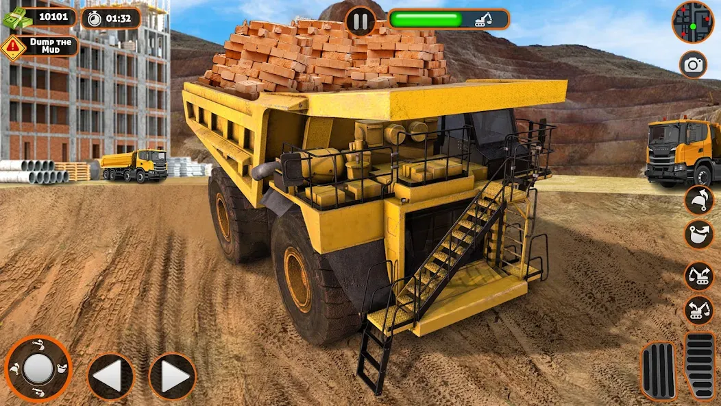 Construction Dump Truck Game (Конструкционный симулятор самосвала)  [МОД Mega Pack] Screenshot 2