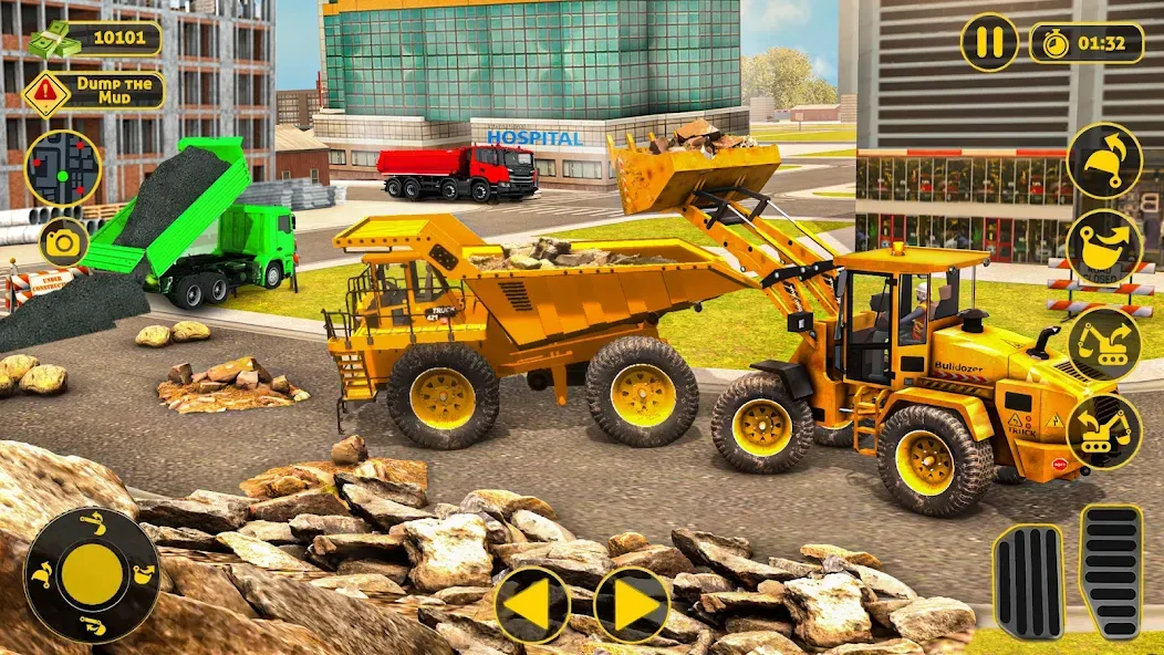 Construction Dump Truck Game (Конструкционный симулятор самосвала)  [МОД Mega Pack] Screenshot 4