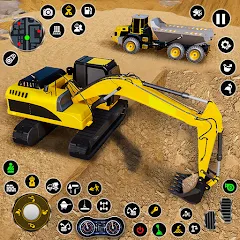 Скачать взлом Construction Dump Truck Game (Конструкционный симулятор самосвала)  [МОД Mega Pack] - полная версия apk на Андроид