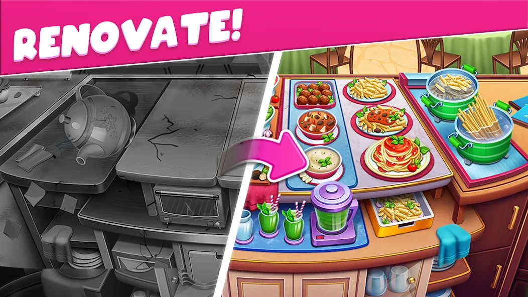 Cooking Taste Restaurant Games  [МОД Много монет] Screenshot 4