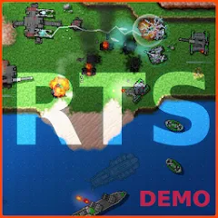 Взломанная Rusted Warfare - Demo (Растущая война)  [МОД Все открыто] - последняя версия apk на Андроид