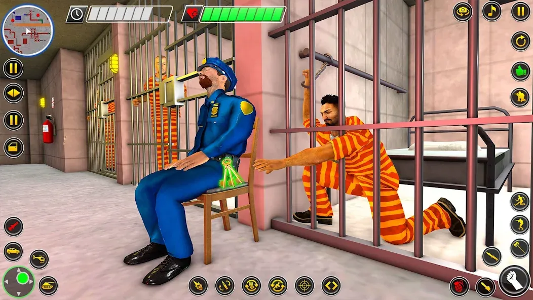 Grand Jail Prison: Escape Game (Гранд Джейл Призон)  [МОД Меню] Screenshot 1