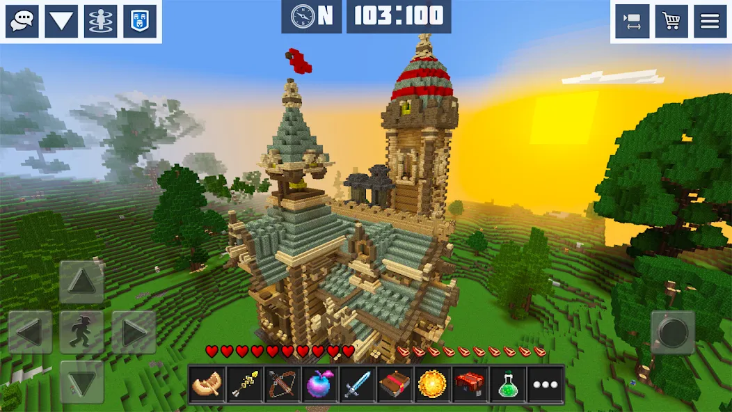 Block Craft World:Planet Craft  [МОД Все открыто] Screenshot 5