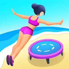 Взломанная Flip Jump Stack!  [МОД Menu] - последняя версия apk на Андроид