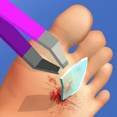 Скачать взломанную Foot Clinic - ASMR Feet Care (Фут Клиник)  [МОД Unlocked] - стабильная версия apk на Андроид