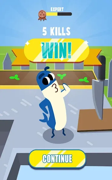 Sausage Wars.io  [МОД Бесконечные деньги] Screenshot 4