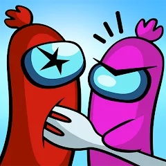 Скачать взлом Sausage Wars.io  [МОД Бесконечные деньги] - полная версия apk на Андроид