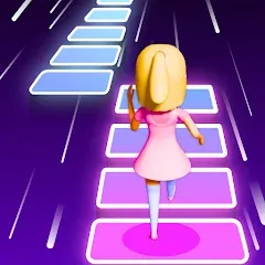 Скачать взломанную Melody Run - Cute Popcat Music (Мелодия Ран)  [МОД Все открыто] - полная версия apk на Андроид