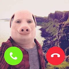 Скачать взломанную John Pork In Video Call (Джон Порк ин Видео Колл)  [МОД Все открыто] - последняя версия apk на Андроид